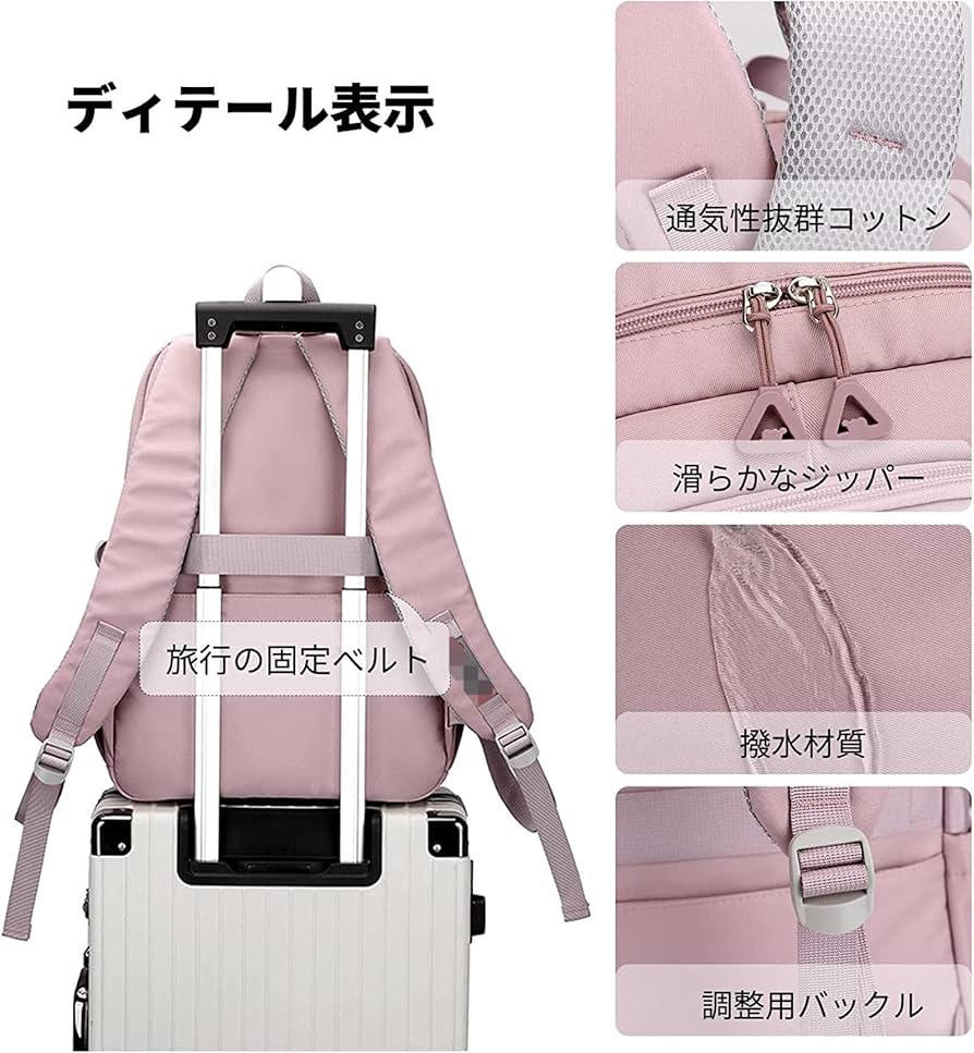 Amazon.co.jp: 多機能バックパック リュック レディース 大容量